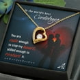 thumbnail image 5 of Cute Enough to Stop Healthcare Medical Worker Nurse Appreciation Forever Necklace w Message Card, 5 of 20