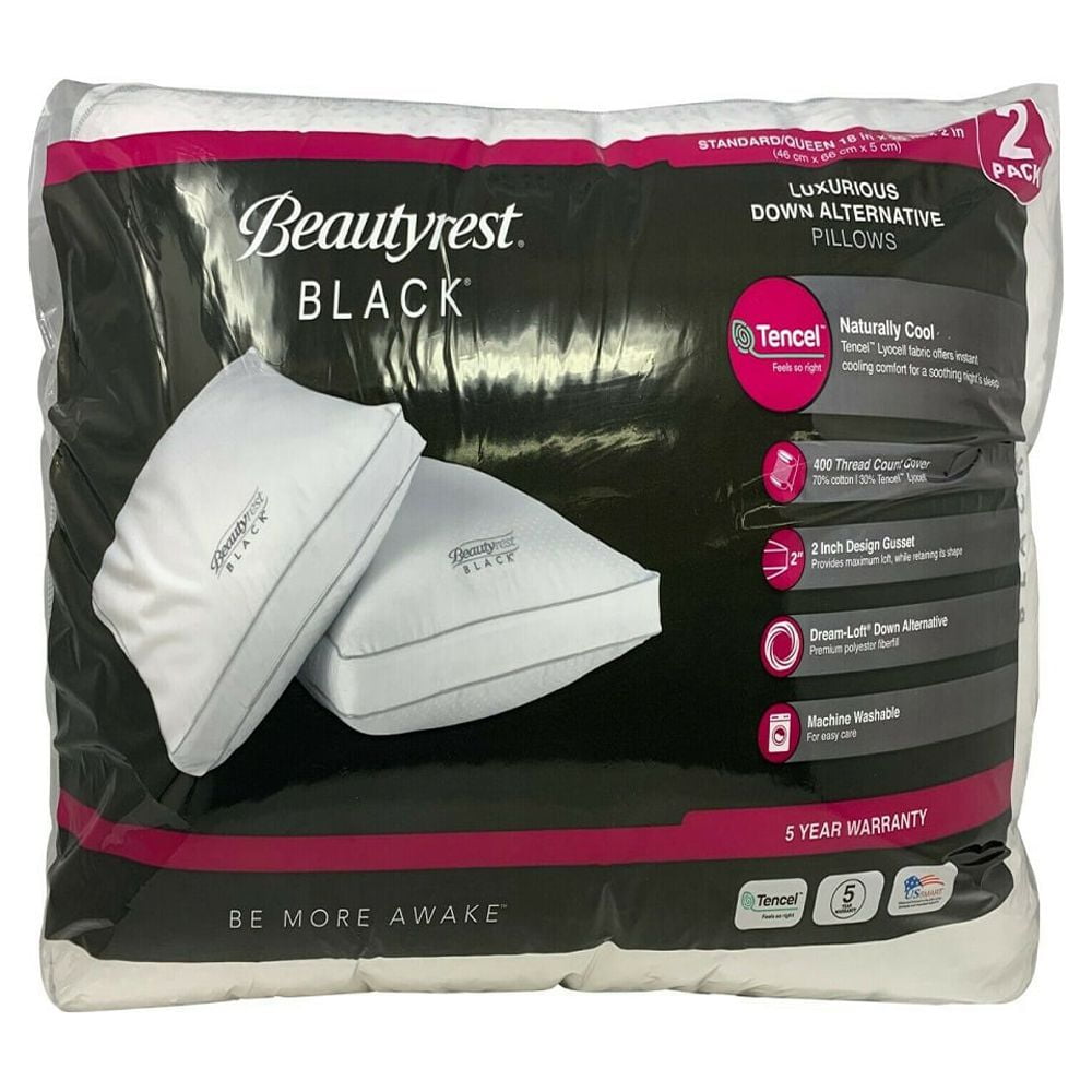 Beautyrest black top pillow costco