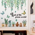 thumbnail image 1 of VONKY 2 Pieces Wall Sticker Bedroom Decorative Decal Cartoon Art PVC Wallpaper Self Adhesive Poster TV Sofa Decoration, 1 of 8