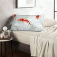 thumbnail image 6 of Hirioo Koi Fish Corals,Spring Summer for Plush Pillow Cover for Bedroom and Living Room ,Elegant, Comfortable Home Decor-14"x20", 6 of 6