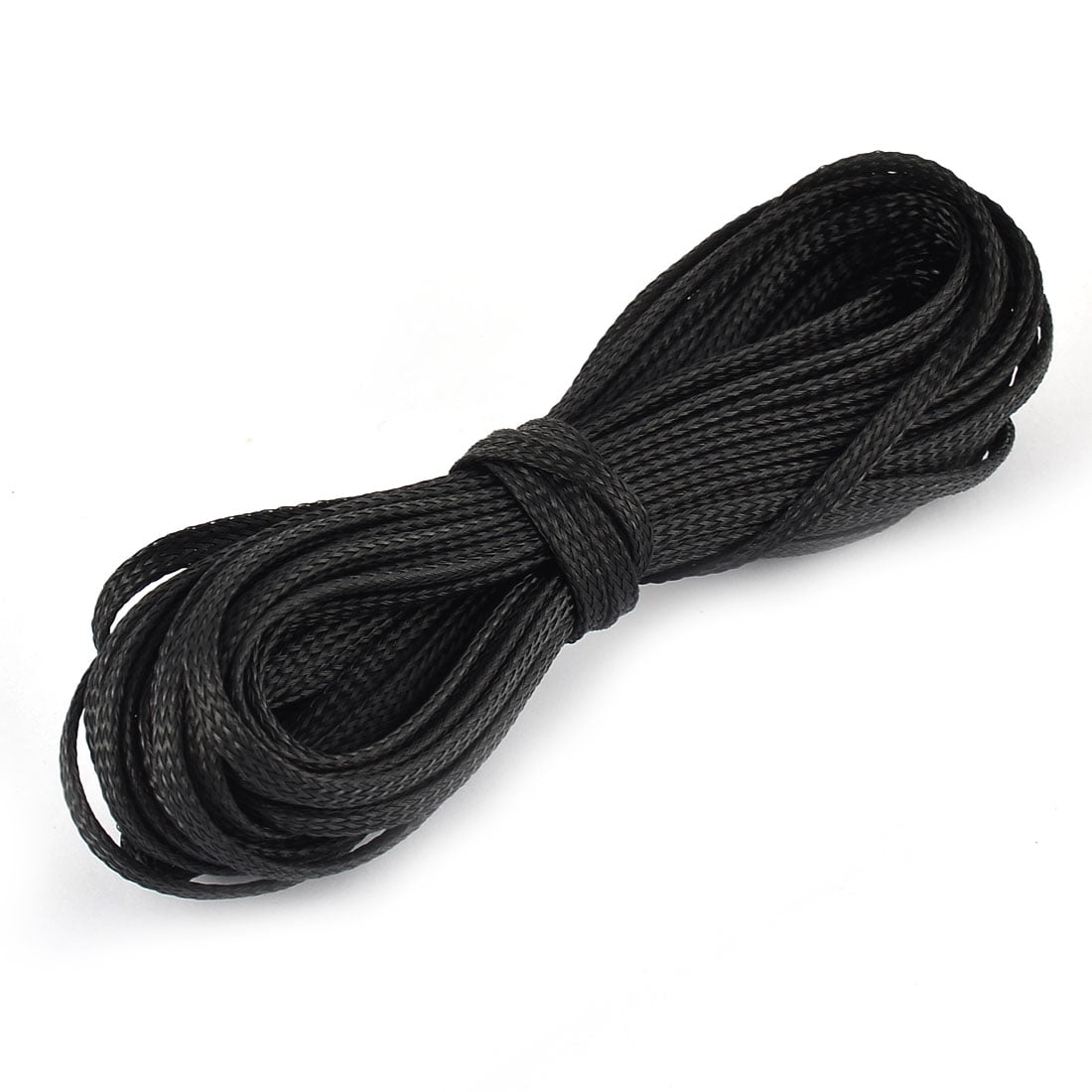 5 meters Black High Densely 4mm Expanding Matte Braided Sleeving Cable Harness 