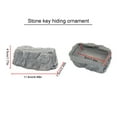 thumbnail image 2 of Apmemiss Clearance Hide a Spare Key Outdoor Waterproof Fake Rock Key Hider Safe Storage Lock Box for Outside Indoor Garden Ornament Decorative Faux Stone Large Size Design House Holder, 2 of 3