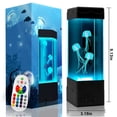 thumbnail image 6 of Colorful Jellyfish Lava Lamp, LED Night Lights with 3 Fish,Office Room Desktop Decoration, Gifts for Christmas Birthdays Holidays, Gifts for Adults Kids, 6 of 9