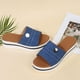 thumbnail image 5 of Sandalias de moda para mujer, zapatillas casuales de suela gruesa para personas de verano perezosas Wmkox8yii hj789, 5 of 6