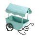 thumbnail image 4 of Carrito de cocina de mesa, carretilla, adorno de hierro para decoración del hogar, organizador de almacenamiento Verde, 4 of 9