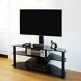 thumbnail image 5 of RTVR Modern 3 in 1 TV Table Stand for up to 75 inch Flat Panel, TV Mount Stand with Shelves Entertainment Center, 5 of 11