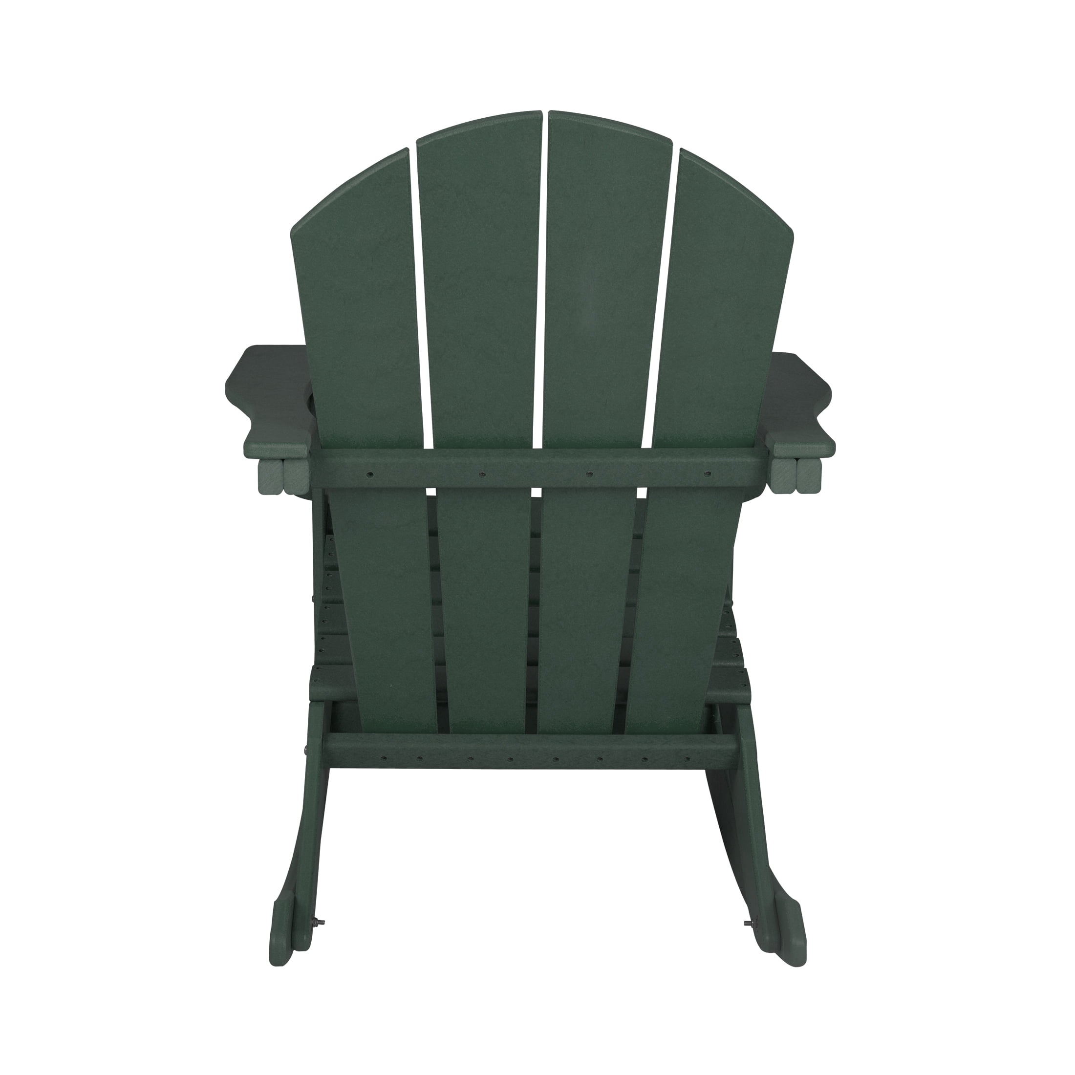 GARDEN Outdoor Adirondack Rocking Chairs for Patio (Set of 4), Dark Green