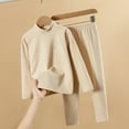 thumbnail image 4 of MXIEZI Toddler Baby Boys Girls Thermal Underwear 3-14Y Kids Winter Base Layer Long Johns Sets, 4 of 8