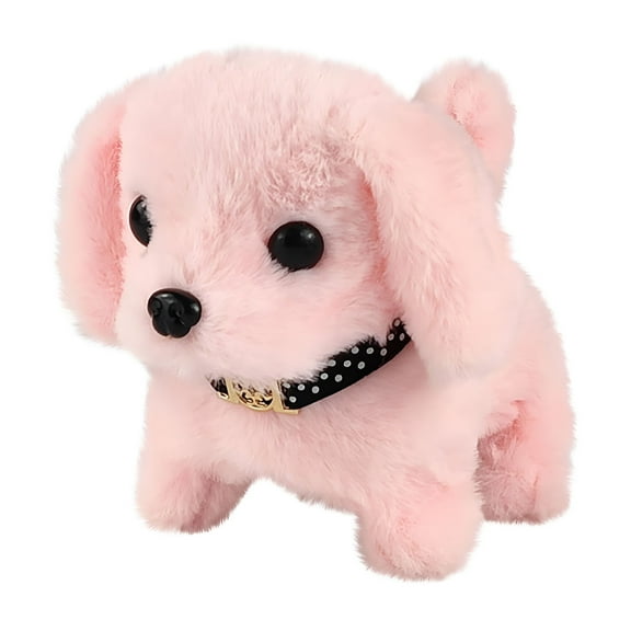 BESTSKY Robot Puppy - Realistic Robot Puppy Plush Electronic Interactive Plush Toy Birthday Gift for Kids