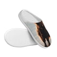 thumbnail image 3 of Fotbe Yak Pattern Women's Fuzzy Curly Fur Memory Foam Loafer Slippers Indoor Outdoor Slippers Winter Home Shoes-44/45, 3 of 7
