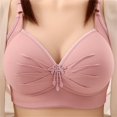 thumbnail image 4 of VISALY super gather bra wireless push-up bra Plus Size Wireless Bra, Women's Bra Full Support No Wire Seamless Wireless Breathable Everyday Bra, Push Up Bra Wireless Shapedly Bra, Pink,38, 4 of 4