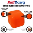 thumbnail image 4 of Ruff Dawg Cube Medium 2.5 Indestructible Dog Toy, Yellow – Heavy-Duty Rubber Fetch & Chew Toy for Aggressive Chewers – Erratic Bounce, Floats, BPA & Latex Free – Made in USA, 4 of 8