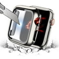 thumbnail image 3 of ANTHOUSE Compatible with Apple Watch Band 49mm 44mm 45mm 42mm 40mm 38mm 41mm, Stainless Steel Metal XL large iWatch Bands with 2 Pack Tempered Glass Screen Case for Series Ultra 8/7/6/5/4/3/2/1/SE, 3 of 12