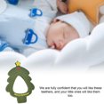 thumbnail image 5 of Silicona Para Bebé, Papá Noel, Árbol De Navidad, Estrella, Hombre De Nieve, Juguete Para La Dentición, Accesorios Para Bebé seitruly HA039627-04, 5 of 5