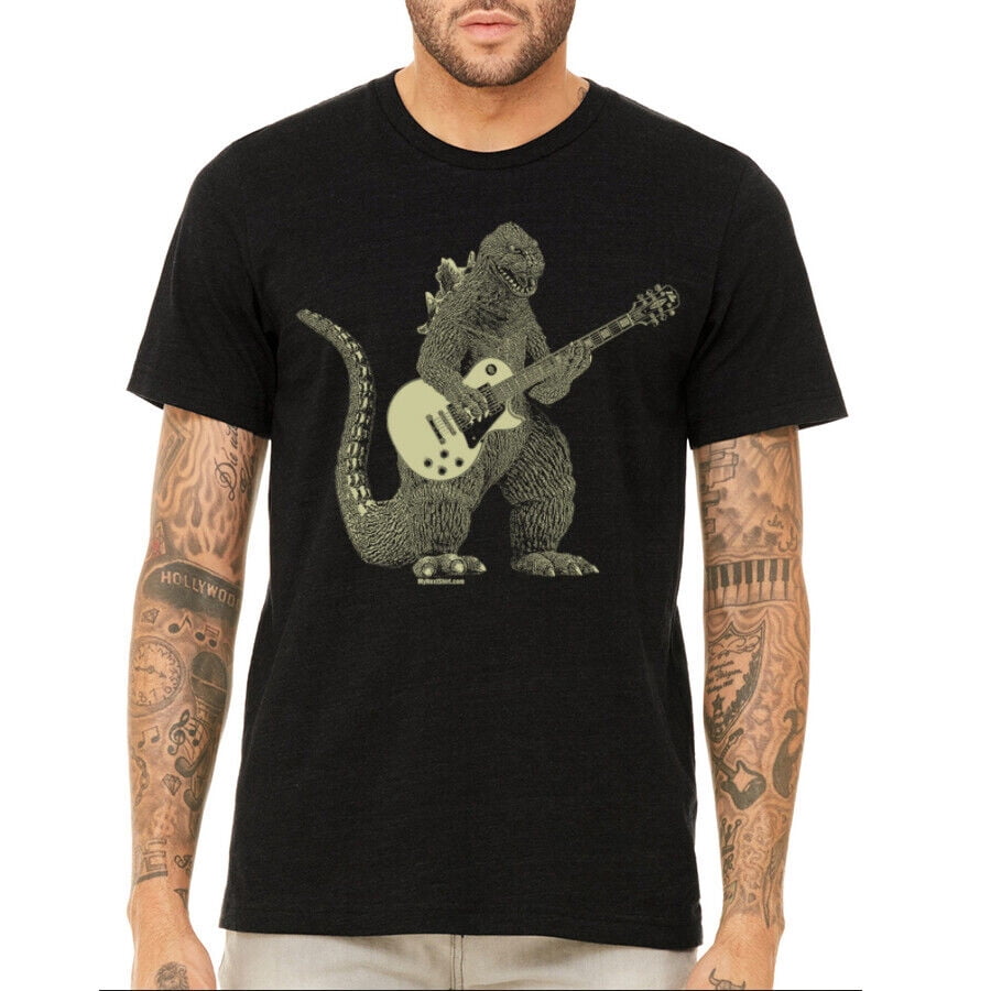 godzilla guitar shirt