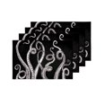 thumbnail image 4 of MKHERT Vintage Octopus Tentacles Placemats Table Mats for Dining Room Kitchen Table Decoration 12x18 inch,Set of 4, 4 of 4
