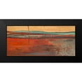 thumbnail image 2 of Pinto, Patricia 18x10 Black Modern Framed Museum Art Print Titled - Red Horizon II, 2 of 5