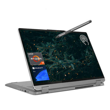 Lenovo IdeaPad Flex 5 2-in-1 Laptop, 16” WUXGA Touchscreen, AMD Ryzen 7 7730U, 16GB RAM, 2TB SSD, Wi-Fi 6, FP Reader, Backlit KB, Windows 11 Pro, Stylus Pen