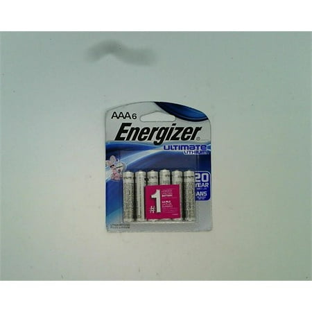 Energizer 6pk Ultimate Lithium AAA Batteries