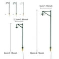 thumbnail image 2 of tredstone 1:50/1:87 Scale LED Railway Post Lamps Model Making Train Layout Street Lamp Decorative Miniature Warm White Light Park Type 12, 2 of 6