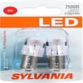 thumbnail image 1 of Par de minibombillas LED rojas SYLVANIA 7506 para vehículos, 1 of 7