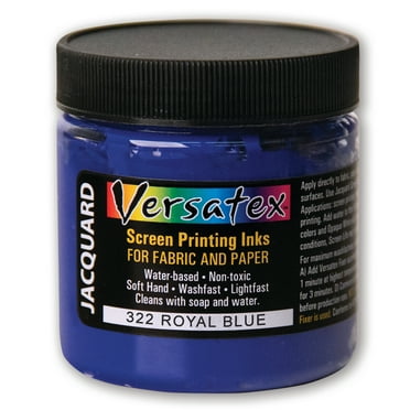 Jacquard Versatex Screen Printing Ink, 4 oz., Royal Blue