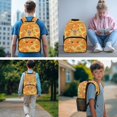 thumbnail image 2 of Pzuqiu Cute Capybara Backpack for Girls Backpacks with Lunch Bag Pencil Case Set for Kids 17 Inch Large Travel Schoolbag for Girls Camping Rucksack Travel School Bag 4PCS, 2 of 7