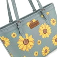 thumbnail image 5 of Montana West Women's Wrangler Tote Bag - Sunflower Floral Purse, Western Style Shoulder Bag, Ideal Memory-Keeper, Jean, 5 of 7