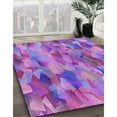 thumbnail image 2 of Ahgly Company Indoor Rectangle Patterned Tyrian Purple Area Rugs, 4' x 6', 2 of 6