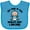 Turquoise, variant on Inktastic Dad is Worlds Best Lawyer Boys Baby Bib