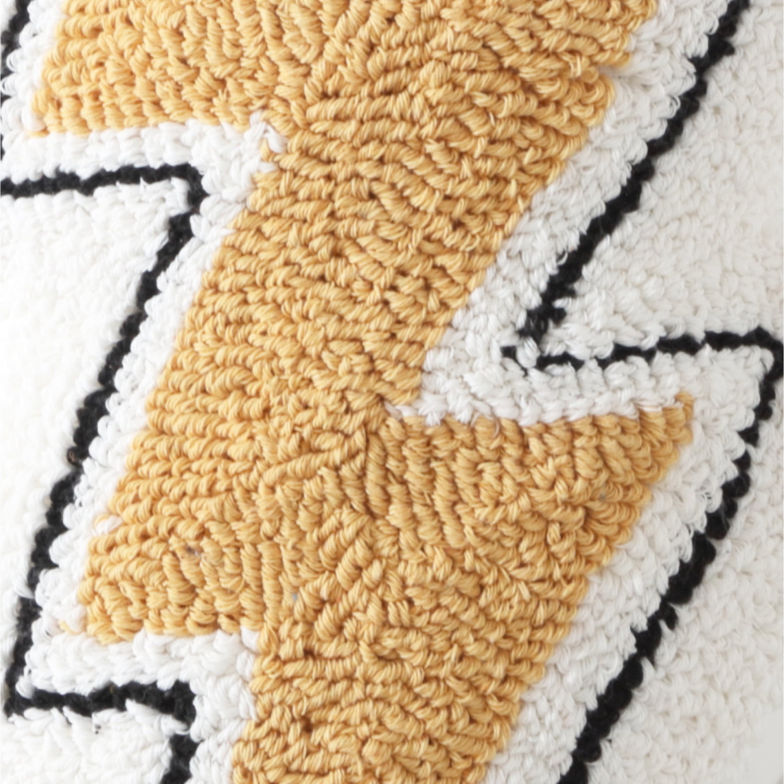 (2 pack) Mainstays 10" x 20" Lightning Bolt Decorative Pillow, Yellow