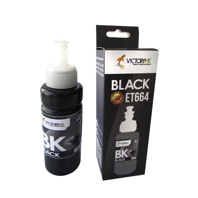 Pack 4 Tintas Dye T664 L120 L310 L380 L395 L495 L575 L3110 L1110 L3150 Victorynk EPSON