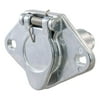 Curt Connector Socket Vehicle Side 4-Way Round | (TLX-cur58070-CL360A70)