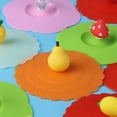 thumbnail image 4 of Cute Tea Coffee Lids Cap Silicone Cup Cover Dustproof Leakproof Suction Cup Cover 8, 4 of 8