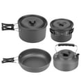 thumbnail image 4 of Portable Camping Cooking Set,Camping Cookware Kit Aluminum Outdoor Saucer Pan Kit Camping Cooking Set Top Tier Quality, 4 of 8