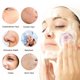 thumbnail image 4 of Esponjas faciales, esponja de limpieza facial ovalada colorida, almohadilla de esponja para limpieza facial, exfoliante Vhermosa Figuras Decorativas y Floreros, 4 of 5
