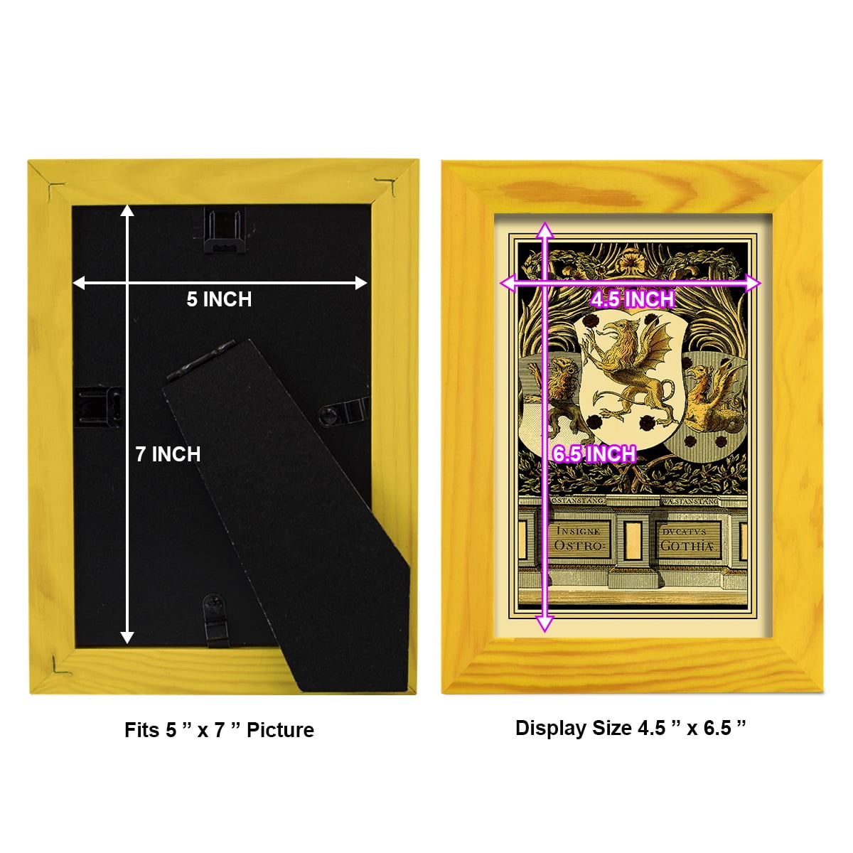 Family Crest II -Framed Print w/glass-Sunflower Yellow