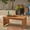 Brown, variant on Toauuo Acacia Wood Outdoor Coffee Table, All-Weather Patio Coffee Table with Classic Slat Paneling, Sturdy Outdoor Accent Table for Patio Backyard Deck