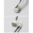 thumbnail image 5 of FSLiving 10PCS 25cm/9.84in Wire G10Q Ceramic Base Lamp Holder G10Q 4-Pin Circline Round Fluorescent LED Tube Lamp Ceiling Light Socket FC8T9/DL Circline Fluorescent Lamps (Pack of 10), 5 of 6