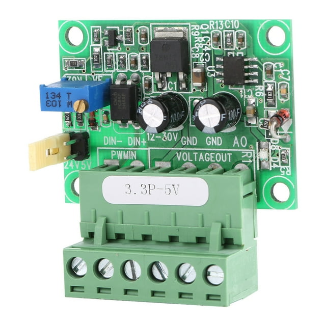 PLC de voltaje de señal PWM, señal PWM de 3,3 V a convertidor de voltaje de señal VPWM PLC analógico digital Uso conveniente