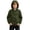 Army Green, variant on Boys Waterproof Windbreaker Outdoor Jacekt Lightweight Full Zip Fall Fashion Soft Lining Kids Raincoat with Hood Army Green 5-14