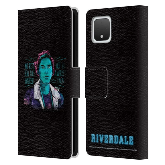 Head Case Designs Officially Licensed Riverdale Art Jughead Jones Leather Book Wallet Case Cover Compatible with Google Google Pixel 4