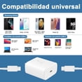 thumbnail image 2 of HTERETTW Cargador Tipo c 45W, Cargador USB C con Cable Carga Rápida, Cargador Tipo c Compatible con, 2 of 6