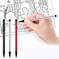 thumbnail image 3 of 2Pcs Pens Soft Pen Tip Long Useful Smooth Writing Stylus Pens for Tablet PC, 3 of 7