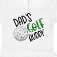 thumbnail image 4 of Inktastic Dad's Golf Buddy with Golf Ball Girls Toddler Dress, 4 of 5