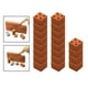thumbnail image 3 of 20 piezas de mini ladrillos de arcilla cocida para pared, ladrillos en miniatura para construcción de modelos mitad roja, 3 of 9