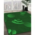 thumbnail image 3 of Ahgly Company Machine Washable Indoor Rectangle Transitional Green Area Rugs, 6' x 9', 3 of 7