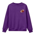 thumbnail image 3 of Kaondbfi Womens Football Embroidered Sweatshirt Casual Crewneck Pullover Long Sleeve Tops for Football Fans Fall Essentials Clothes, 3 of 6