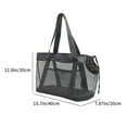 thumbnail image 3 of PVC Breathable Mesh Panoramic Pet Cats Bag Shoulder Bag Foldable And Washable Carrying Bag When Going Out, 3 of 8