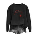 thumbnail image 3 of Cadancy Heart Sweatshirts for Women Crewneck Valentines Graphic Long Sleeve Tops Cute Casual Loos Fit Pullover Shirts 2026 Fashion Outfits, 3 of 3